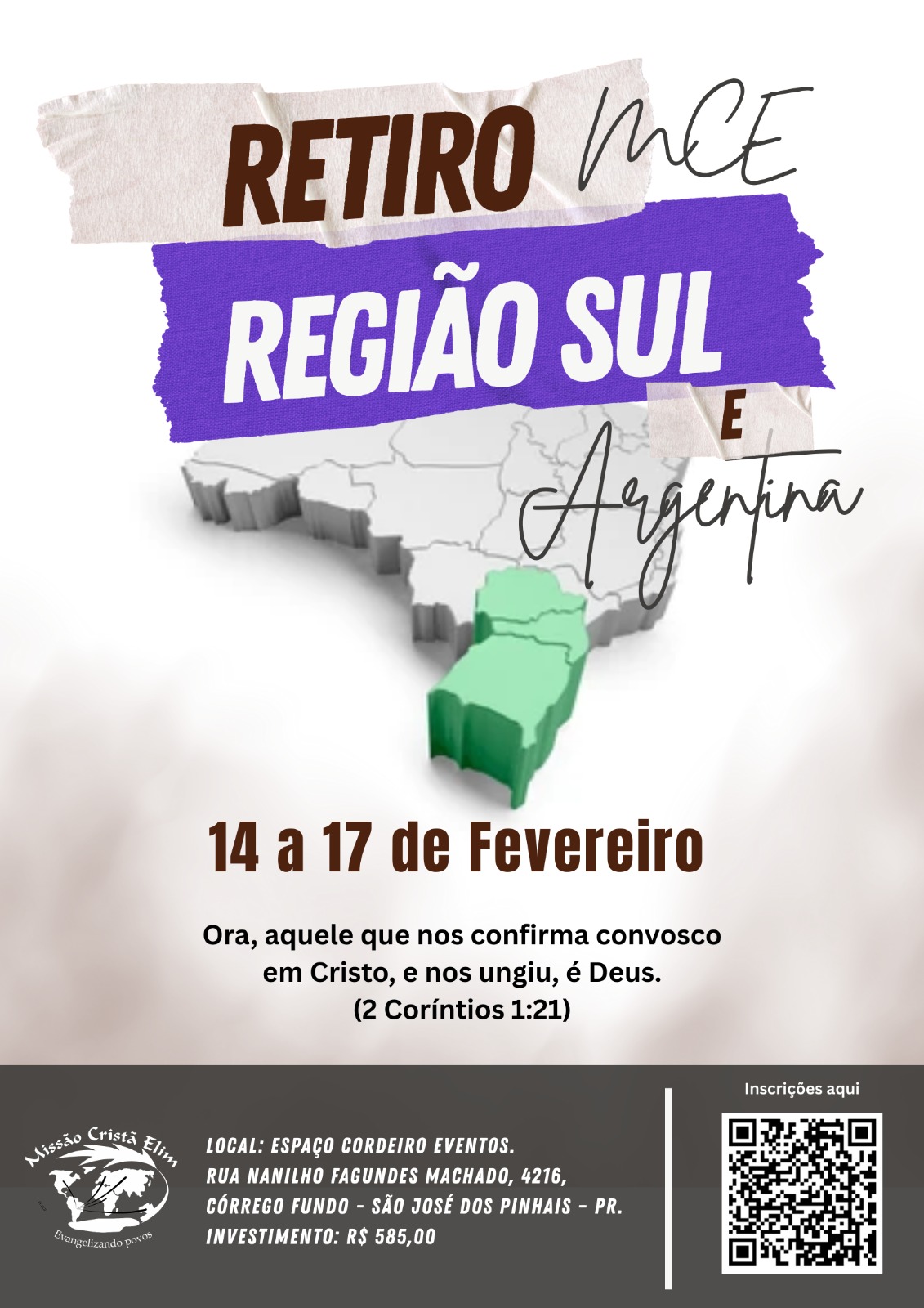 Retiro – MCE Região Sul 2026